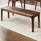 Rectangle Brown Seating Bench Modern Solid Wood Entryway and Bedroom Bench Clearhalo 'Benches' 'Chairs & Seating' 'furn' 'furn_benches' 'Furniture' 'Living Room Furniture' 5840886