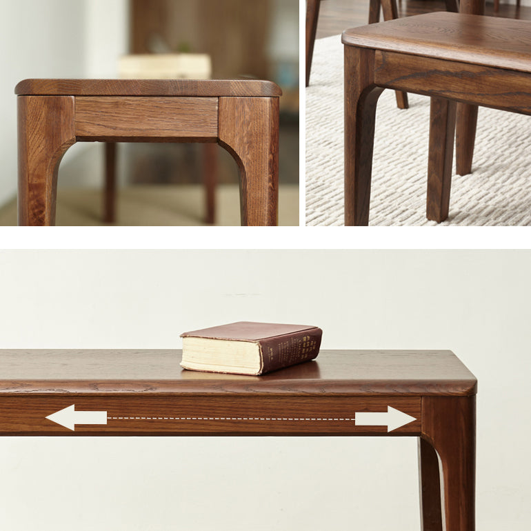 Rectangle Brown Seating Bench Modern Solid Wood Entryway and Bedroom Bench Clearhalo 'Benches' 'Chairs & Seating' 'furn' 'furn_benches' 'Furniture' 'Living Room Furniture' 5840891