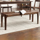 Rectangle Brown Seating Bench Modern Solid Wood Entryway and Bedroom Bench Clearhalo 'Benches' 'Chairs & Seating' 'furn' 'furn_benches' 'Furniture' 'Living Room Furniture' 5840893