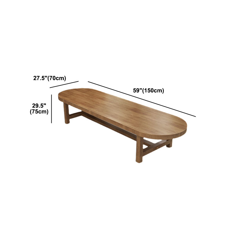 Escritorio de escritura de madera sólida Reunión ovalada de la reunión del hogar y oficina