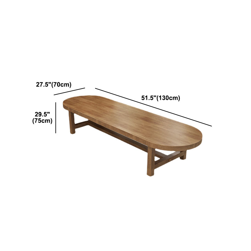 Escritorio de escritura de madera sólida Reunión ovalada de la reunión del hogar y oficina