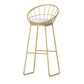 Glam Juego de mesa de bar de 1/3 piezas, mesa de mostrador de piedra con taburetes altos para sala de estar