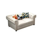 Tufted Rolled Arm Chesterfield Sofa Faux Leather Beige Cushions Sofa Clearhalo 'furn' 'furn_sofas' 'Furniture' 'Living Room Furniture' 'Sofa' 'sofas' 5842986