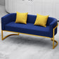 Modern Tuxedo Arm Sofa 29.53" H Faux Leather Seating with Pillows