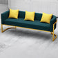 Modern Tuxedo Arm Sofa 29.53" H Faux Leather Seating with Pillows