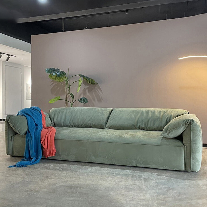 Pillow Top Arm Sofa Modern Simple Faux Leather Sofa - 45.28"d Clearhalo 'furn' 'furn_sofas' 'Furniture' 'Living Room Furniture' 'Sofa' 'sofas' 5843067