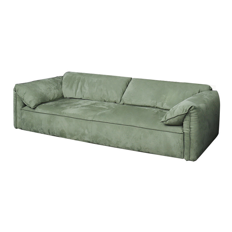 Pillow Top Arm Sofa Modern Simple Faux Leather Sofa - 45.28"d Clearhalo 'furn' 'furn_sofas' 'Furniture' 'Living Room Furniture' 'Sofa' 'sofas' 5843071