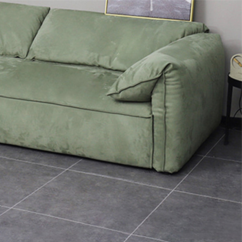 Pillow Top Arm Sofa Modern Simple Faux Leather Sofa - 45.28"d Clearhalo 'furn' 'furn_sofas' 'Furniture' 'Living Room Furniture' 'Sofa' 'sofas' 5843073