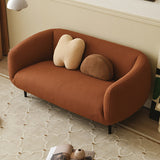 Wool Tuxedo Arm Sofa 31.49" Wide Modern Sofa for Living Room Clearhalo 'furn' 'furn_sofas' 'Furniture' 'Living Room Furniture' 'Sofa' 'sofas' 5843182