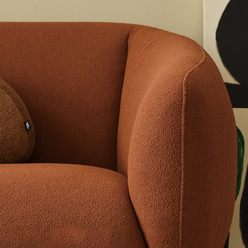 Wool Tuxedo Arm Sofa 31.49" Wide Modern Sofa for Living Room Clearhalo 'furn' 'furn_sofas' 'Furniture' 'Living Room Furniture' 'Sofa' 'sofas' 5843187