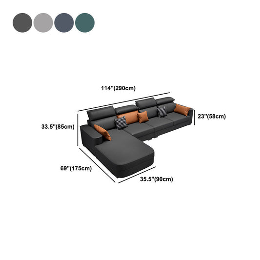 Divano in vetro a fagotta resistente alle macchie scandinave.