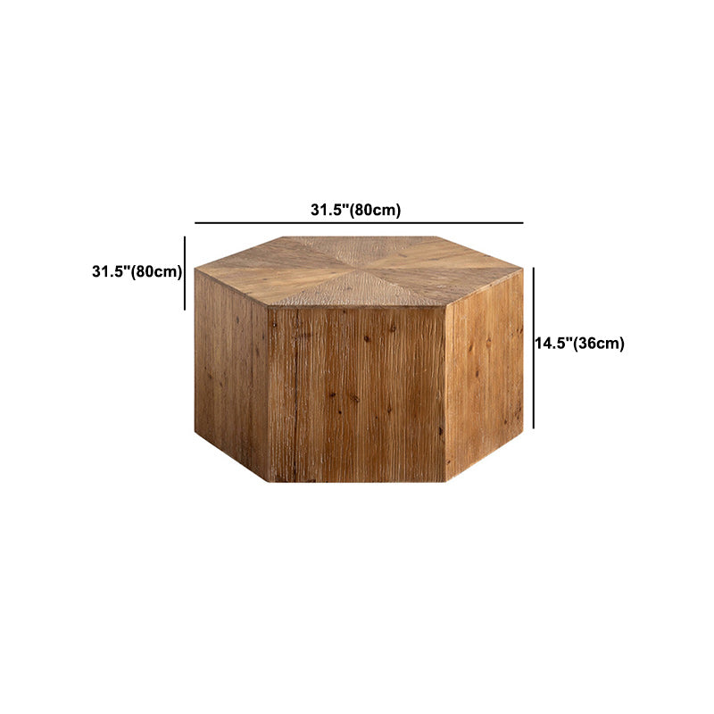 Scandinavian Square Coffee Table Wooden Cocktail Table for Living Room Clearhalo 'Coffee & Accent Tables' 'Coffee Tables' 'coffee_tables' 'furn' 'furn_coffee_tables' 'Furniture' 'Living Room Furniture' 5843452