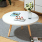 Contemporary Style Coffee Table Wooden 4 Legs Coffee Cocktail Table