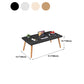 Contemporary Style Coffee Table Wooden 4 Legs Coffee Cocktail Table