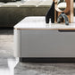 Glam Sled Coffee Table Slate Rectangular Coffee Table Set for Bedroom and Living Room Clearhalo 'Coffee & Accent Tables' 'Coffee Tables' 'coffee_tables' 'furn' 'furn_coffee_tables' 'Furniture' 'Living Room Furniture' 5843570