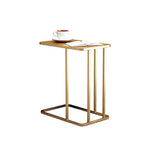 23.83 "Table de altura contemporánea de la mesa auxiliar de la mesa del lado C de metal C