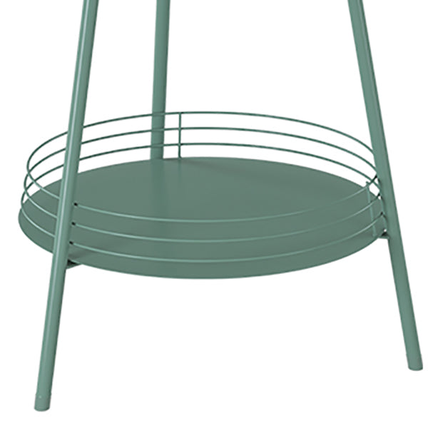 Tavolino superiore a 3 gambe mentale del vassoio rotondo da 21,6 "tavolo da gambe mentali con scaffale