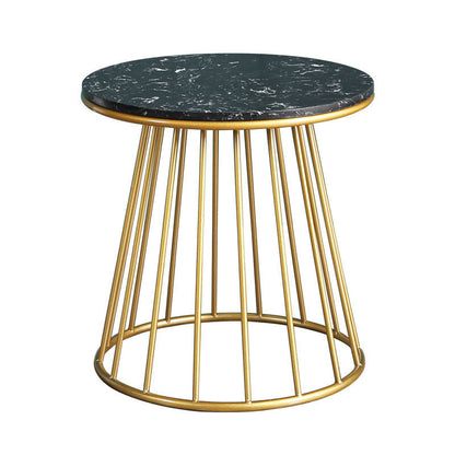 20.47 "Table lateral de estilo contemporáneo de estilo contemporáneo Mesa acento de acento de sofá redondo