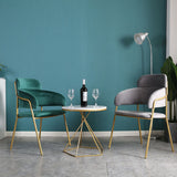 20.47 "Table lateral de estilo contemporáneo de estilo contemporáneo Mesa acento de acento de sofá redondo