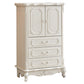 38.58"/49.21" Tall White Wooden Cabinet, Rectangle Accent Cabinet with Drawers Clearhalo 'Cabinets & Chests' 'cabinets_chests' 'furn' 'furn_cabinets_chests' 'Furniture' 'Living Room Furniture' 5844029