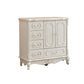 38.58"/49.21" Tall White Wooden Cabinet, Rectangle Accent Cabinet with Drawers Clearhalo 'Cabinets & Chests' 'cabinets_chests' 'furn' 'furn_cabinets_chests' 'Furniture' 'Living Room Furniture' 5844030