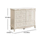 38.58"/49.21" Tall White Wooden Cabinet, Rectangle Accent Cabinet with Drawers Clearhalo 'Cabinets & Chests' 'cabinets_chests' 'furn' 'furn_cabinets_chests' 'Furniture' 'Living Room Furniture' 5844035