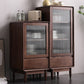 33.46"/42.52" Tall 1- Door Wooden Cabinet , 1- Drawer Rectangle Accent Cabinet