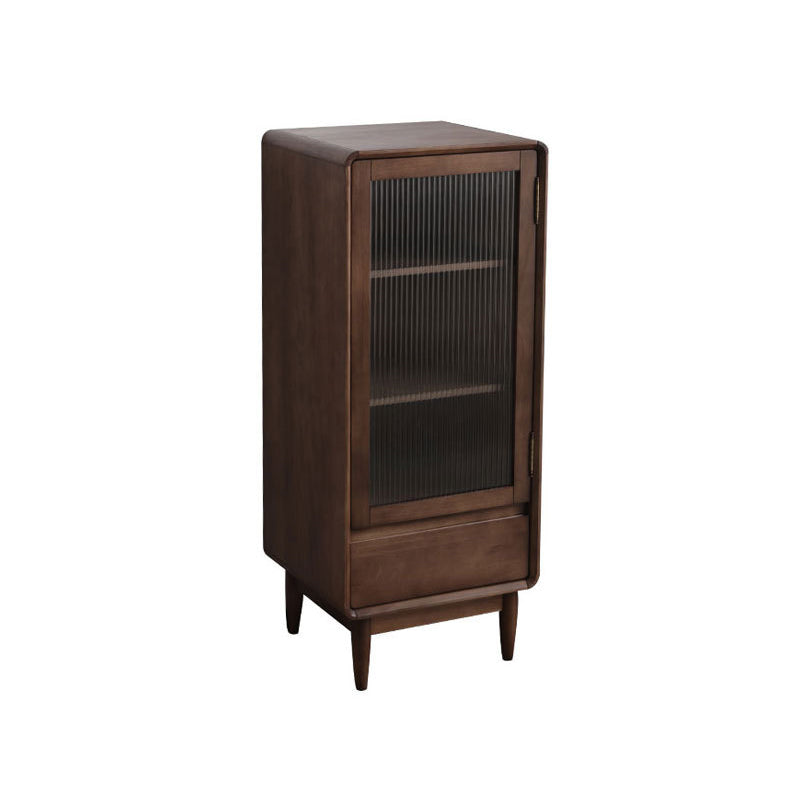 33.46"/42.52" Tall 1- Door Wooden Cabinet , 1- Drawer Rectangle Accent Cabinet