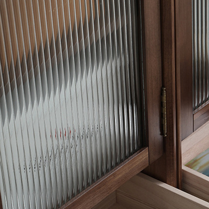 33.46"/42.52" Tall 1- Door Wooden Cabinet , 1- Drawer Rectangle Accent Cabinet