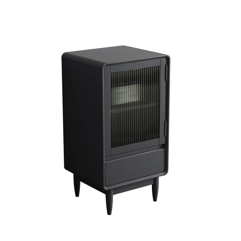 33.46"/42.52" Tall 1- Door Wooden Cabinet , 1- Drawer Rectangle Accent Cabinet