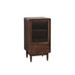 33.46"/42.52" Tall 1- Door Wooden Cabinet , 1- Drawer Rectangle Accent Cabinet