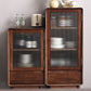 33.46"/42.52" Tall 1- Door Wooden Cabinet , 1- Drawer Rectangle Accent Cabinet