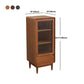 33.46"/42.52" Tall 1- Door Wooden Cabinet , 1- Drawer Rectangle Accent Cabinet