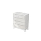 29.5"/37" Tall Solid Wood Chest, Rectangle Accent Chest with Drawers 31"L x 16"W x 37"H White Clearhalo 'Cabinets & Chests' 'cabinets_chests' 'furn' 'furn_cabinets_chests' 'Furniture' 'Living Room Furniture' 5844073