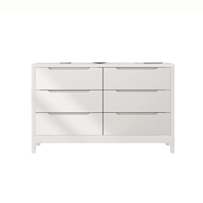 29.5"/37" Tall Solid Wood Chest, Rectangle Accent Chest with Drawers 47"L x 16"W x 30"H White Clearhalo 'Cabinets & Chests' 'cabinets_chests' 'furn' 'furn_cabinets_chests' 'Furniture' 'Living Room Furniture' 5844081