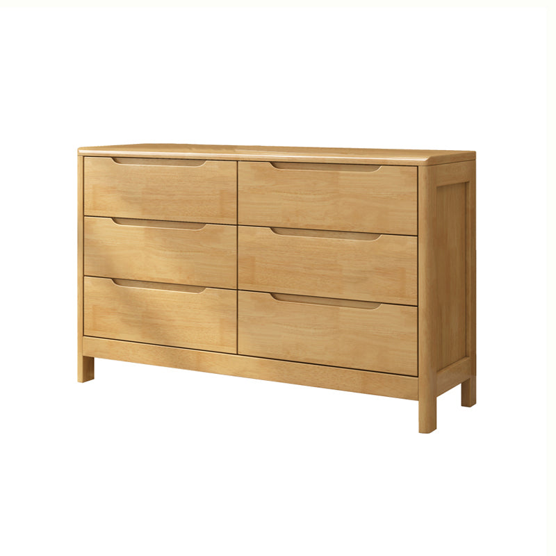 29.5"/37" Tall Solid Wood Chest, Rectangle Accent Chest with Drawers 47"L x 16"W x 30"H Natural Clearhalo 'Cabinets & Chests' 'cabinets_chests' 'furn' 'furn_cabinets_chests' 'Furniture' 'Living Room Furniture' 5844083