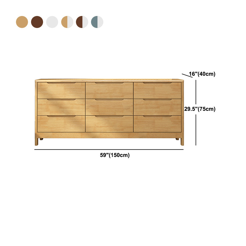 29.5"/37" Tall Solid Wood Chest, Rectangle Accent Chest with Drawers Clearhalo 'Cabinets & Chests' 'cabinets_chests' 'furn' 'furn_cabinets_chests' 'Furniture' 'Living Room Furniture' 5844101