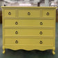 6 - Drawer Wooden Chest, Contemporary Rectangle Accent Chest