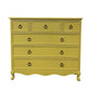 6 - Drawer Wooden Chest, Contemporary Rectangle Accent Chest