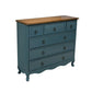 6 - Drawer Wooden Chest, Contemporary Rectangle Accent Chest