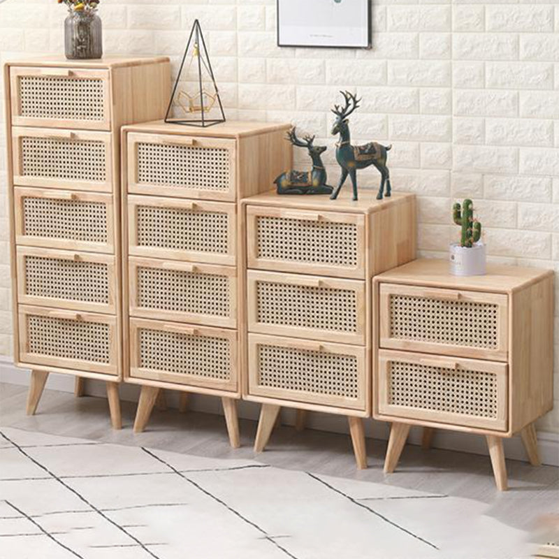 Contemporary Wooden Chest, Rectangle Accent Chest with Drawers