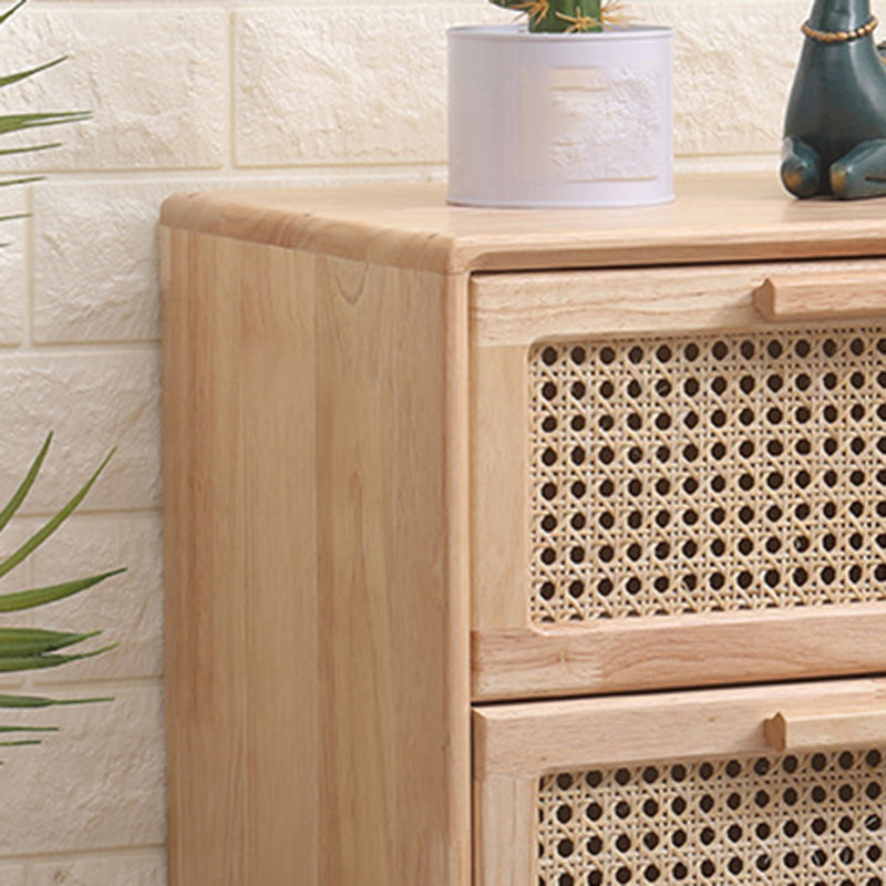 Contemporary Wooden Chest, Rectangle Accent Chest with Drawers