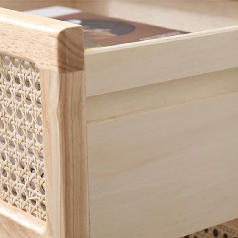 Contemporary Wooden Chest, Rectangle Accent Chest with Drawers