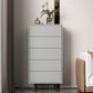 9.37"/47.24" Tall Wooden Chest, Rectangle Accent Chest with Drawers