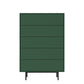 9.37"/47.24" Tall Wooden Chest, Rectangle Accent Chest with Drawers