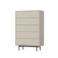 9.37"/47.24" Tall Wooden Chest, Rectangle Accent Chest with Drawers