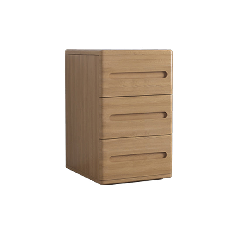 Contemporáneo 22.83 '"Cofre de madera alto, rectángulo 3- Cajón de acento Cofre