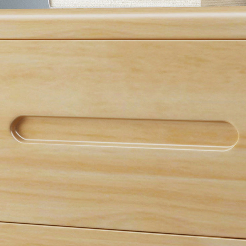 Contemporáneo 22.83 '"Cofre de madera alto, rectángulo 3- Cajón de acento Cofre