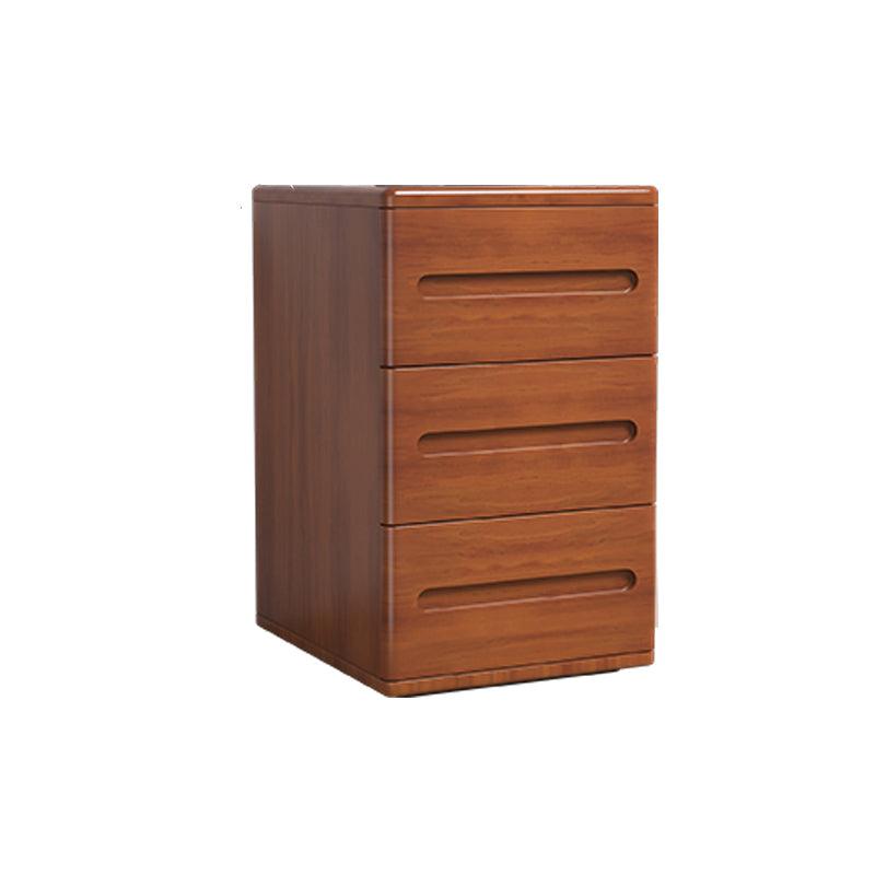 Contemporáneo 22.83 '"Cofre de madera alto, rectángulo 3- Cajón de acento Cofre