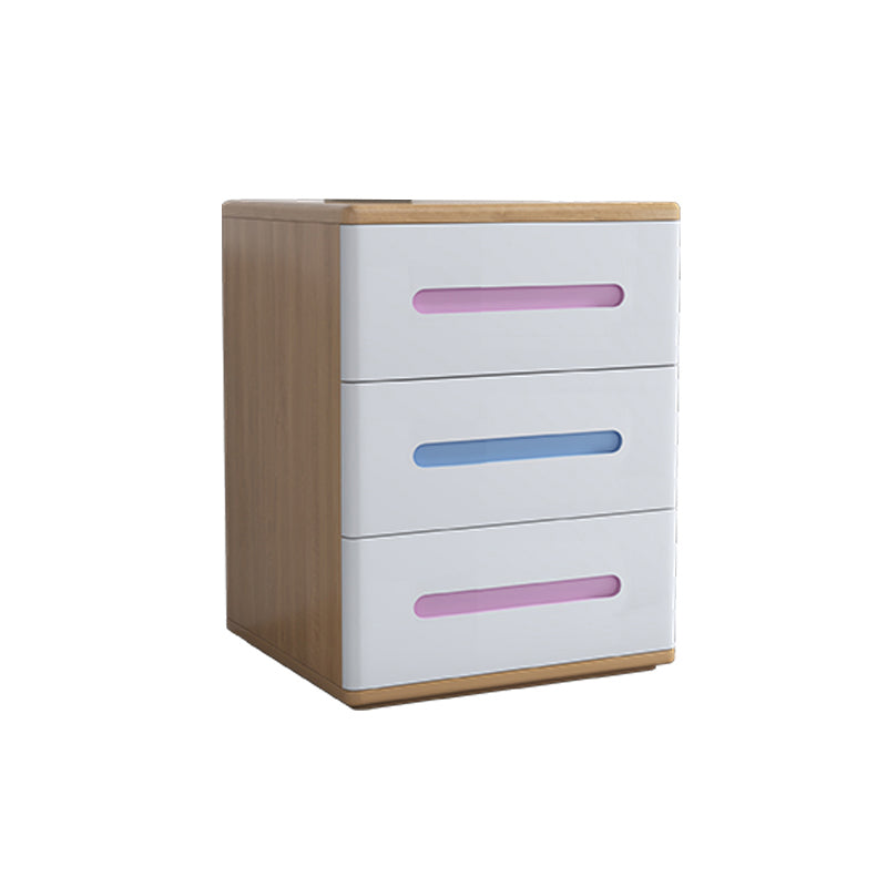 Contemporáneo 22.83 '"Cofre de madera alto, rectángulo 3- Cajón de acento Cofre